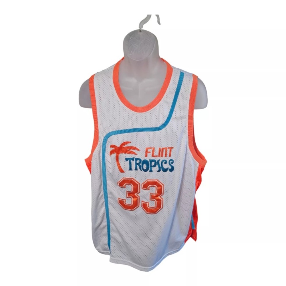 Semi Pro, Jackie Moon #33 Flint Tropics men’s XL Jersey